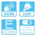 Ukulele hudobný nástroj Cotoons Smoby elektronický so zvukom a svetlom