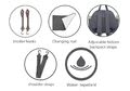 Prebaľovacia taška Voyage 4v1 toTs-smarTrike s vnútornou taškou a termoobalom na fľašu béžová