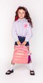 Školská taška batoh Backpack Ralphie Puffer Pink Jeune Premier ergonomický luxusné prevedenie 32*28 cm