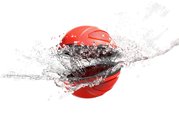 Vodný granátomet s farebným LED displejom SpyraGravity Red Spyra s integrovanou batériou s USB-C nabíjaním a 4 vodné granáty s dostrelom 16 m