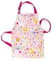 Zástera pre deti kvetinová záhrada Flora's Garden Apron ThreadBear s ochrannou vrstvou od 3-6 rokov