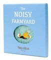 Textilná knižka Noisy Farmyard Rag Book ThreadBear s 12 domácimi zvieratkami 100% jemná bavlna v darčekovom balení od 0 mes