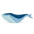 Drevená veľryba Whale Tender Leaf Toys