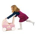 Drevený kočík Sweetiepie Dolly Pram Tender Leaf Toys s textilom pre 36 cm bábiku