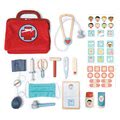 Drevená lekárska taštička Doctor's Bag Tender Leaf Toys so zdravotnými pomôckami rúškom a náplasťami