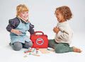 Drevená lekárska taštička Doctor's Bag Tender Leaf Toys so zdravotnými pomôckami rúškom a náplasťami