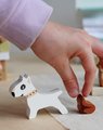Drevený salón pre psíkov Waggy Tails Dog Salon Tender Leaf Toys so 7 figúrkami psíkov
