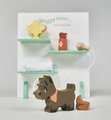 Drevený salón pre psíkov Waggy Tails Dog Salon Tender Leaf Toys so 7 figúrkami psíkov