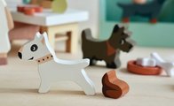 Drevený salón pre psíkov Waggy Tails Dog Salon Tender Leaf Toys so 7 figúrkami psíkov