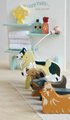 Drevený salón pre psíkov Waggy Tails Dog Salon Tender Leaf Toys so 7 figúrkami psíkov