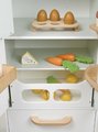 Drevená chladnička dvojkrídlová Refridgerator Tender Leaf Toys s úložným boxom a výroba ľadu 101 cm výška