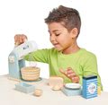 Drevený kuchynský robot Home baking set Tender Leaf Toys s váhou, riadom a potravinami