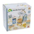 Drevený kuchynský robot Home baking set Tender Leaf Toys s váhou, riadom a potravinami