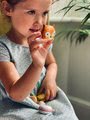 Drevené sladké makrónky Animal Macarons Tender Leaf Toys kuriatko, medveď, zajac, líška a prasiatko od 2 rokov