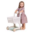 Drevený nákupný vozík Shopping Cart Tender Leaf Toys s priehradkou a tabuľou na kriedu