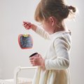 Drevený nákupný vozík Shopping Cart Tender Leaf Toys s priehradkou a tabuľou na kriedu