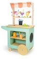 Drevený plážový bar s nápojmi Drinks Trolley Tender Leaf Toys s tabuľkou na písanie kriedou