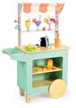 Drevený plážový bar s nápojmi Drinks Trolley Tender Leaf Toys s tabuľkou na písanie kriedou