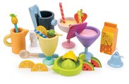 Drevený plážový bar s nápojmi Drinks Trolley Tender Leaf Toys s tabuľkou na písanie kriedou