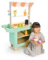 Drevený plážový bar s nápojmi Drinks Trolley Tender Leaf Toys s tabuľkou na písanie kriedou