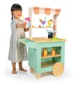 Drevený plážový bar s nápojmi Drinks Trolley Tender Leaf Toys s tabuľkou na písanie kriedou