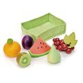 Drevené ovocie Fruity Crate Tender Leaf Toys 6 kusov v textilnom košíku