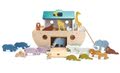 Drevená Noemova archa so zvieratkami Noah's Wooden Ark Tender Leaf Toys 10 párov zvierat