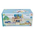 Drevená Noemova archa so zvieratkami Noah's Wooden Ark Tender Leaf Toys 10 párov zvierat