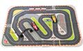 Drevené pretekárske autá Formula One Racing Playmat Tender Leaf Toys na plátenej dráhe a s doplnkami