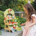 Drevené záhradkárstvo Garden Centre Tender Leaf Toys s vtáčou búdkou náradím a kvetináčmi