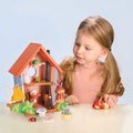 Drevené hniezdo Robin’s Nest Box Tender Leaf Toys s figúrkami vtáčikov a vajíčkom