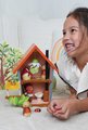 Drevené hniezdo Robin’s Nest Box Tender Leaf Toys s figúrkami vtáčikov a vajíčkom
