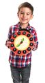 Drevené magnetické hodiny s lienkou Ladybug Teaching Clock Tender Leaf Toys závesné s 12 bodkovanými číslami