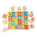 Drevená abeceda s obrázkami Alphabet Pictures Tender Leaf Toys 27 dielov od 18 mes