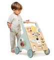 Drevené chodítko 4 ročné obdobia Sunshine Baby Activity Walker Tender Leaf Toys s predpoveďou počasia od 18 mes