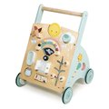 Drevené chodítko 4 ročné obdobia Sunshine Baby Activity Walker Tender Leaf Toys s predpoveďou počasia od 18 mes