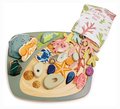 Drevená didaktická skladačka Morský svet My Little Rock Pool Tender Leaf Toys 33 dielov v textilnej taške