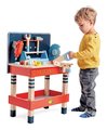 Drevená pracovná dielňa TenderLeaf Tool Bench Tender Leaf Toys s náradím, 18 doplnkov
