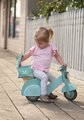 Drevené odrážadlo Donáška jedla Delivery Scooter Tender Leaf Toys s gumenými kolesami a plátená taška od 24 mes