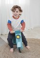 Drevené odrážadlo Donáška jedla Delivery Scooter Tender Leaf Toys s gumenými kolesami a plátená taška od 24 mes