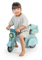 Drevené odrážadlo Donáška jedla Delivery Scooter Tender Leaf Toys s gumenými kolesami a plátená taška od 24 mes