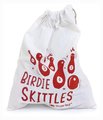 Drevené kolky s guľou Birdie Skittles Tender Leaf Toys 6 dielov v textilnej taške