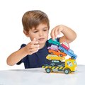 Drevené stohovateľné autíčka Stacking Cars Tender Leaf Toys 7 druhov autíčok pre rozvoj jemnej motoriky od 18 mes