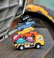 Drevené stohovateľné autíčka Stacking Cars Tender Leaf Toys 7 druhov autíčok pre rozvoj jemnej motoriky od 18 mes