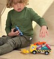 Drevené stohovateľné autíčka Stacking Cars Tender Leaf Toys 7 druhov autíčok pre rozvoj jemnej motoriky od 18 mes