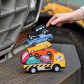Drevené stohovateľné autíčka Stacking Cars Tender Leaf Toys 7 druhov autíčok pre rozvoj jemnej motoriky od 18 mes