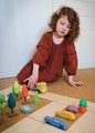 Drevené stohovateľné autíčka Stacking Cars Tender Leaf Toys 7 druhov autíčok pre rozvoj jemnej motoriky od 18 mes