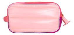 Cestovné puzdro kozmetická taštička Travel Pouch Puffer Pink Jeune Premier ergonomické luxusné prevedenie 25*12,5 cm