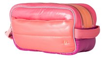 Cestovné puzdro kozmetická taštička Travel Pouch Puffer Pink Jeune Premier ergonomické luxusné prevedenie 25*12,5 cm