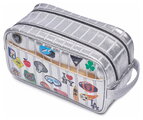 Cestovné puzdro kozmetická taštička Travel Pouch Jetsetter Silver Jeune Premier ergonomické luxusné prevedenie 25*12,5 cm